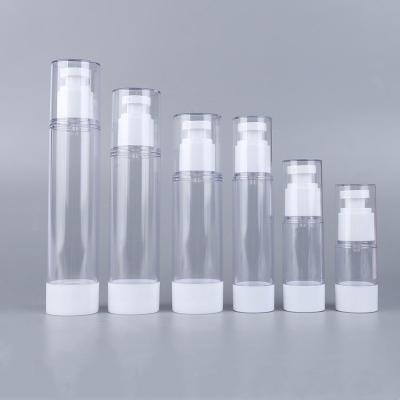 80ml 100ml 120ml Plastic Airless Pump Bottle White Empty Lotion Skin Care Bottle