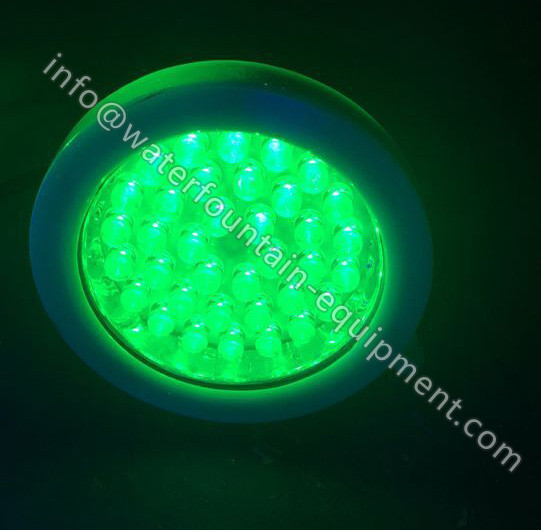 ABS Material LED Underwater Fountain Lights Pure White 5w 130mm Diameter