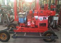 Puits d'eau hydraulique portatif de forage de 200m forant Rig Machine