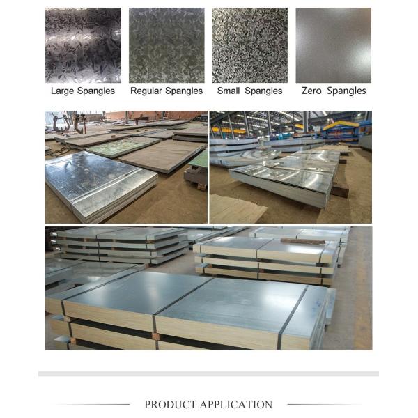 Electric Galvanizing DX51D Galvanized Steel Sheet for Your Requirements