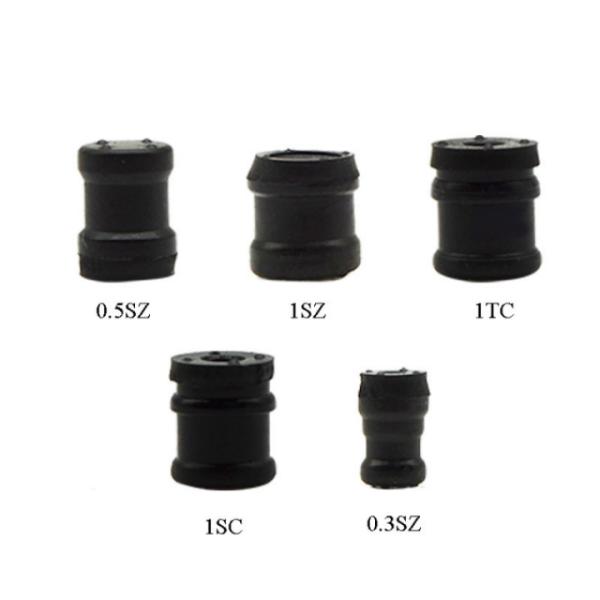 2.5mm 10mm 20mm Rubber Syringe Plunger 50mm Butyl Medical Stopper Gasket