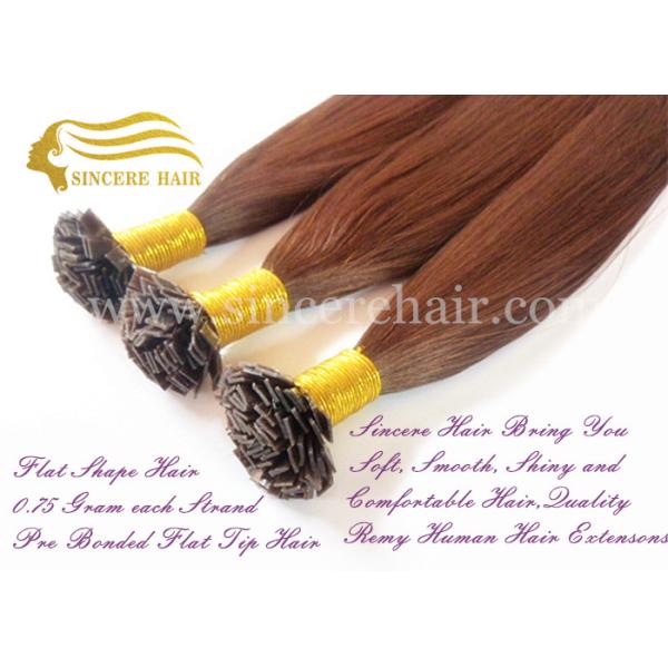 20 Inch Remy Human Hair Extensions 1.0 G Pre Bonded U Tip Hair Extensions For Sale