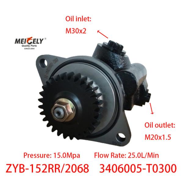 Power Steering Pump 3406005-T0300 For Dongfeng Truck Spare Parts