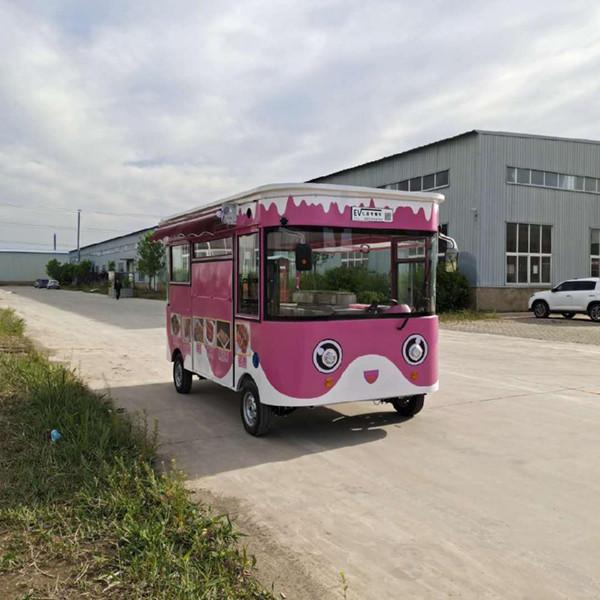 110V-380V Food Trucks Electric Mobile Food Cart Hotels