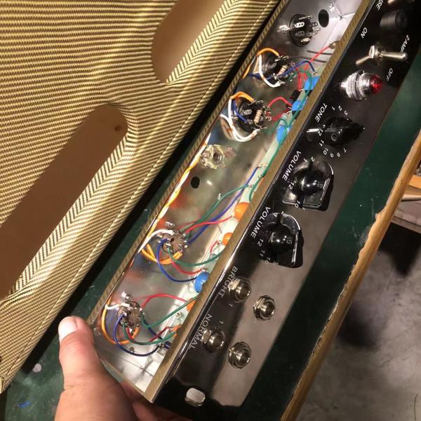 2025 Tweedle Dee Deluxe 5E3 Classic Dumble Style Mods Tweed Head, Pure Handed with Eyelet Board, 6V6GT*2, 12AX7*2, 5Y3GT*1, Grand Amplifier, Accept Amp OEM