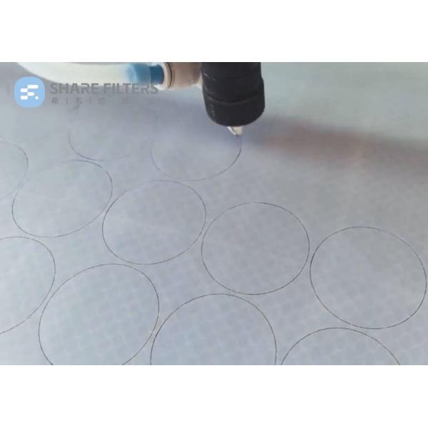 70 75 Micron Nylon Mesh Disc Filter For Cleanliness Analysis Rinsing Liquids