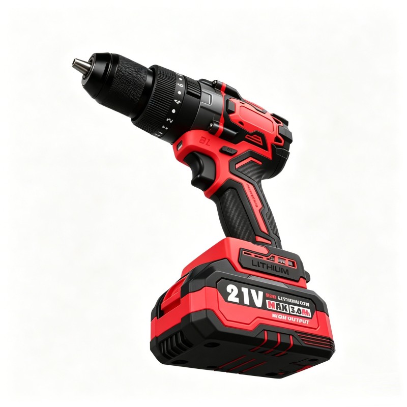 WII-DZ2113 Professional Grade 21V Rechargeable Cordless Drill with High Torque Lithium-Ion Battery 1/2 in Chuck for Construction