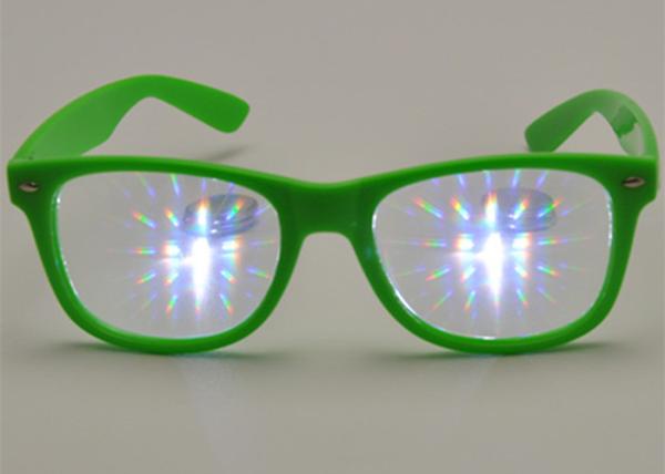  Style Prism Rave Parties Diffraction Glasses , 3d Firework Glasses