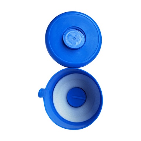 18.9L tapa de jarra de agua de 5 galones reutilizable no derrame para botella de agua de 55 mm