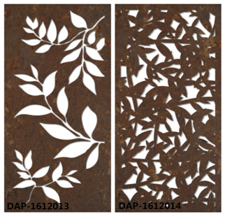 Laser Cut Corten Steel With Pattern Design Used For Garden Sculpture Decoration