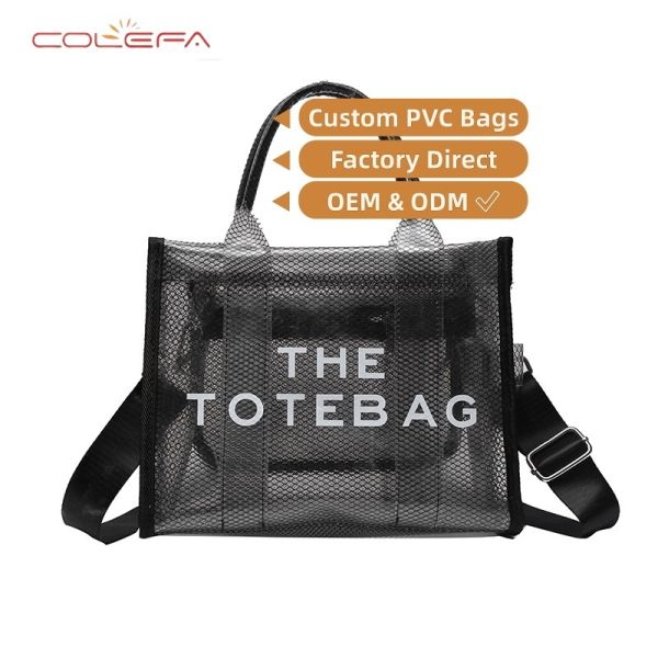 Spring 2026 PVC Clear Jelly Crossbody Bag Large Capacity Handled for Women New Fashionable Bag Versatile Shoulder Crossbody Bags