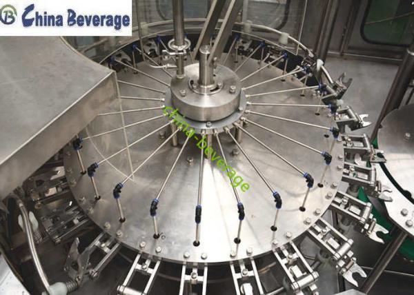 Pet Bottle Carbonated Beverage Filling Machine , 8000 Bph Auto Water Bottle Packing Machine