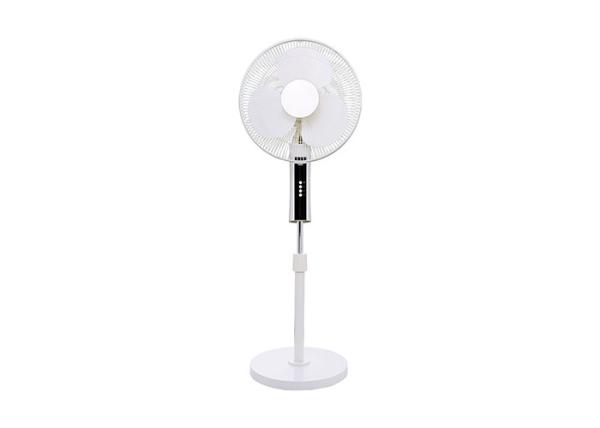 Black 400mm Electric Pedestal Fans With 3 Pin Plug For Home / Office