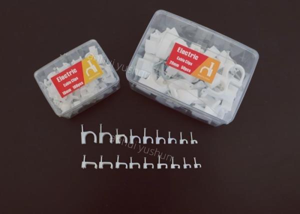 Streamlined Cable Management Plastic Cable Clips Bag/Box Packaging