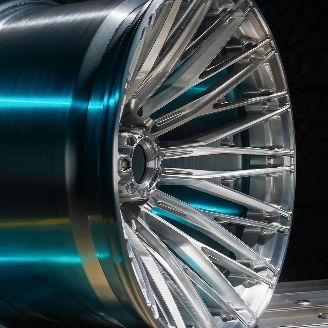 High Quality New Design 1-Piece Monoblock Forged 20 Inch 4x100 Polished Truck Rims for Second Hand Cars SUV