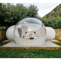 Tendas de bolhas infláveis Tenda de cúpula transparente para acampamento