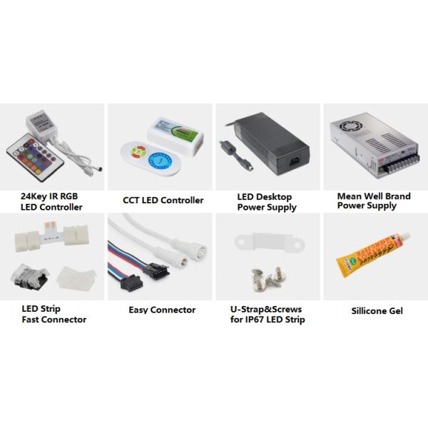 Приведенная SMD лента прокладки 24VDC 2216 освещает 300 СИД/выходной сигнал высокое CRI90 CRI95 m безшовного