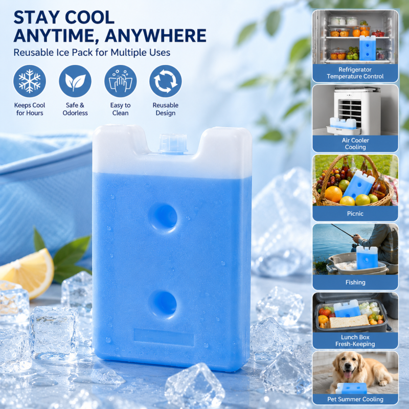 Phefon Hard Shell Ice Pack Reusable Cooling Solution Perfect For Medical Cold Packs Food Shipping And Temperature Control