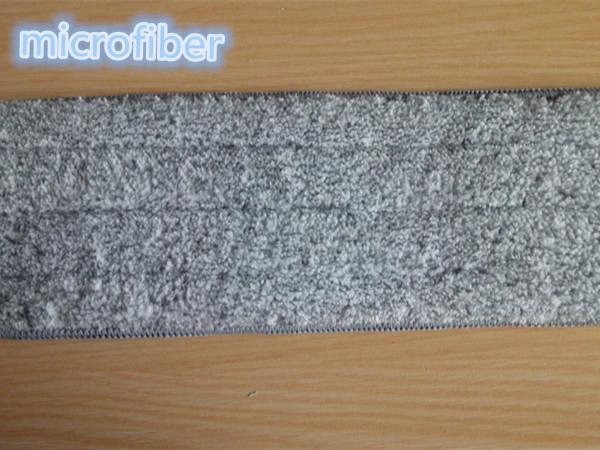 lavagem coral tecida da carta branca do velo do espanador de 13*47Cm Microfiber almofadas molhadas cinzentas