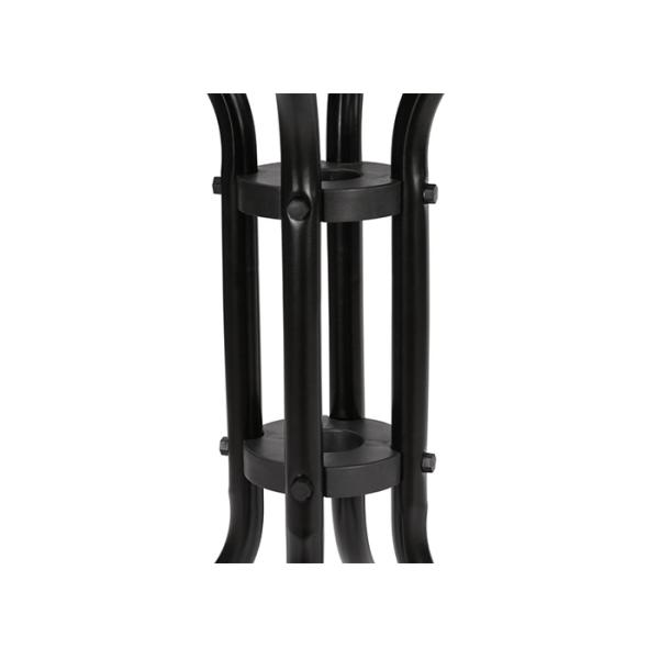 Waterproof Steel Frame Tempered Glass Outdoor Table EN581 Approved