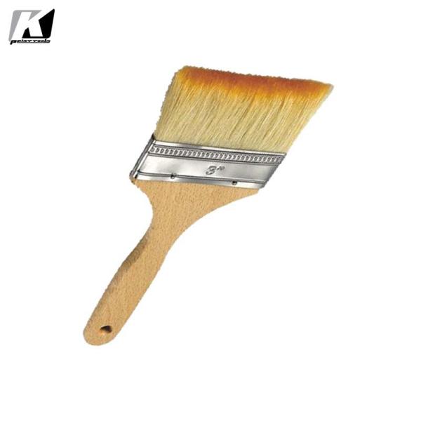 3in Natural Bristle Paint Brushes Flat Chip Brush For Handling Oil Based Liquids