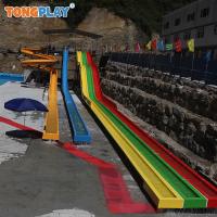 Factory Rainbow Slide Series Kids Plastic Creative Amusement Slide Equipment Outdoor Water Park Playground for Adults