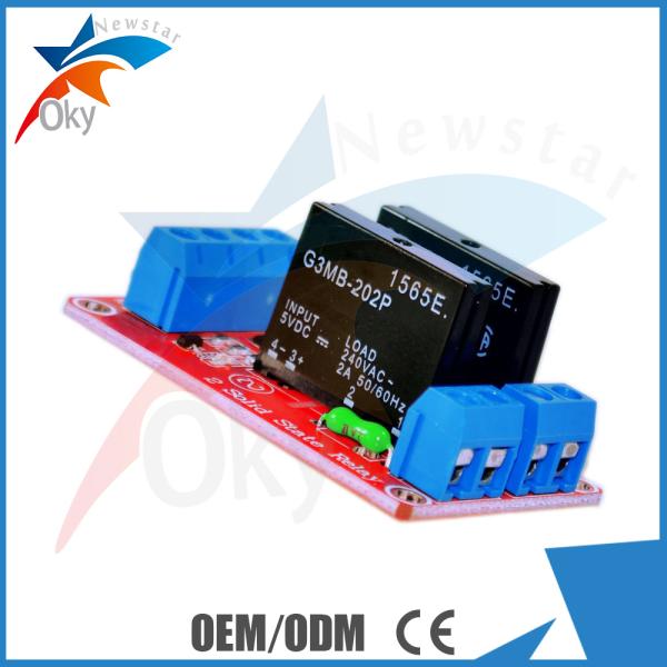 2 Channel SSR Solid State Arduino Relay Module Low Level Relay Module For Arduino