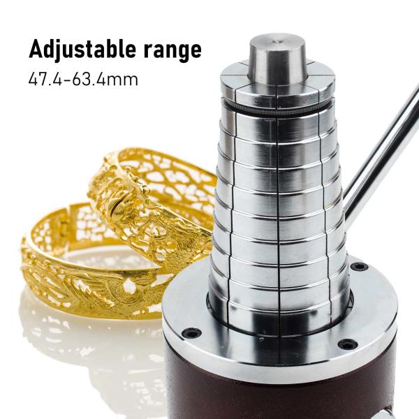 Pulseira oval redonda anel esticador ferramenta redutora 11kg para joias