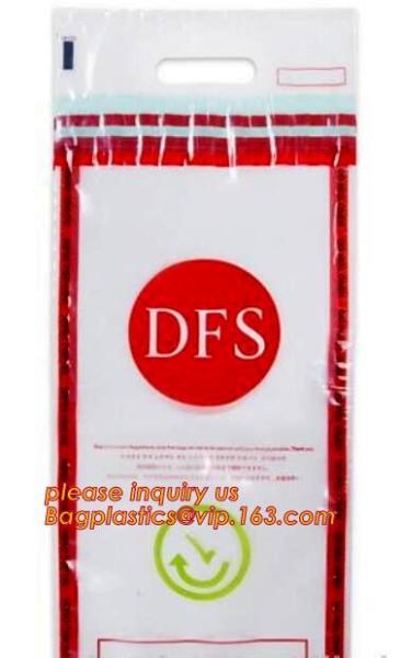 ICAO Duty Free Packaging, STEBs Bags, Custom Airport Store, Retail Shop Security Bags, Tamper Evident Proof