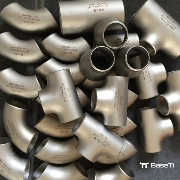 45° 90° 180° Alloy Titanium Tube Fittings Alloy Steel Fittings Titanium Elbow