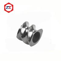 Extrusora de superfície espelhada Elementos de parafuso Material PM-HIP Alta temperabilidade Extrusora de parafuso duplo Elemento de parafuso série Tse