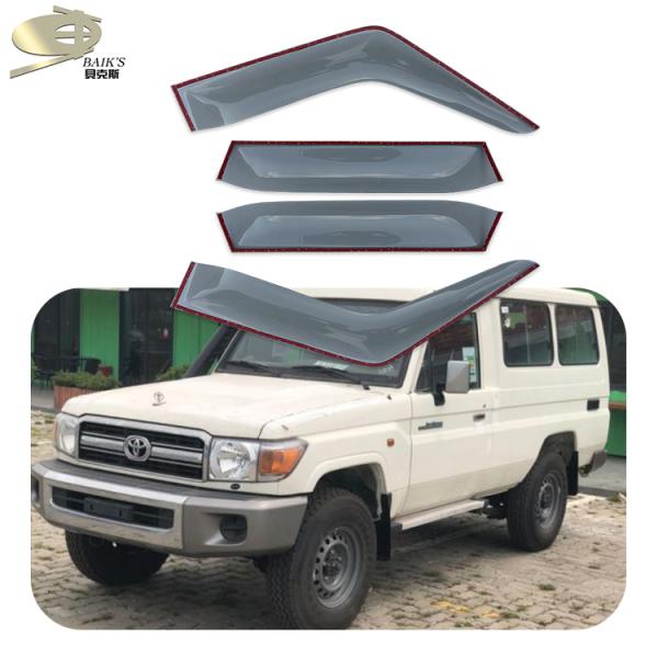 Decoration Black Acrylic Car Window Visor Double Cab 1kgs