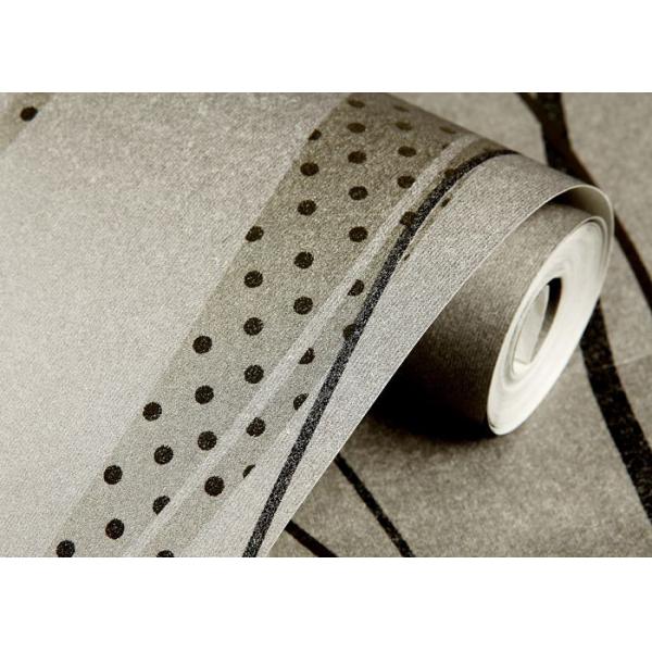 Recubrimientos de paredes contemporáneos desprendibles, papel pintado rayado no tejido moderno para la sala de estar