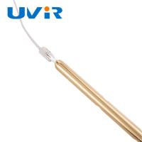 R7S 230V Lampe chauffante infrarouge quartz à revêtement doré
