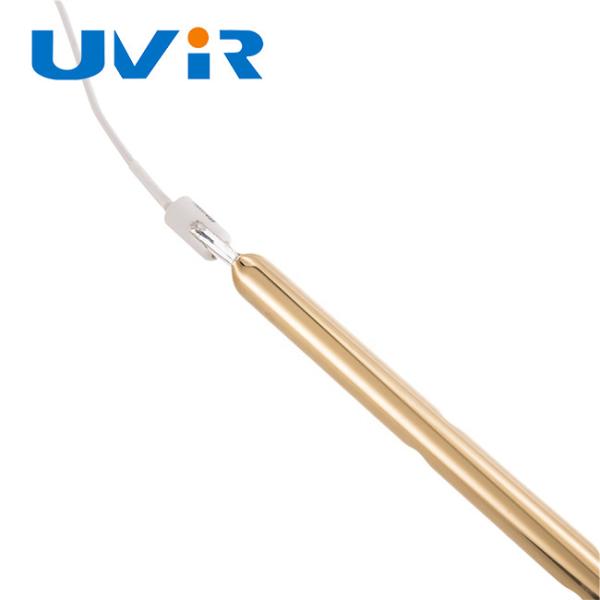 R7S 230V Lampe chauffante infrarouge quartz à revêtement doré