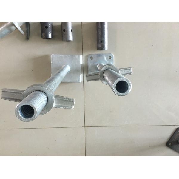 Base hueco de acero de Jack de la cabeza de la longitud 900m m U del andamio