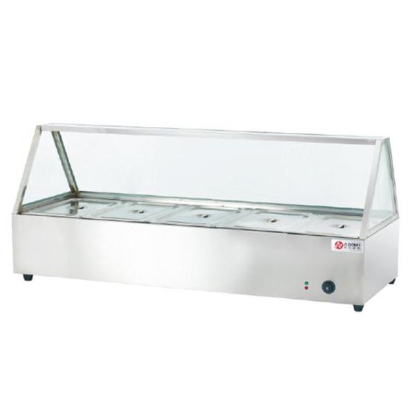 Equipamento de cozinha comercial de aço inoxidável aquecedor de piscina de sopa elétrica de cinco pratos
