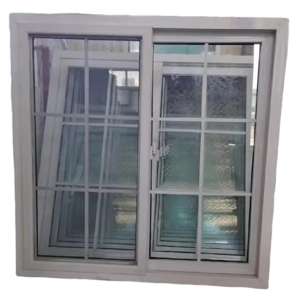 Soundproof Impact Proof 36*36 Pvc Upvc Sliding Windows White For House