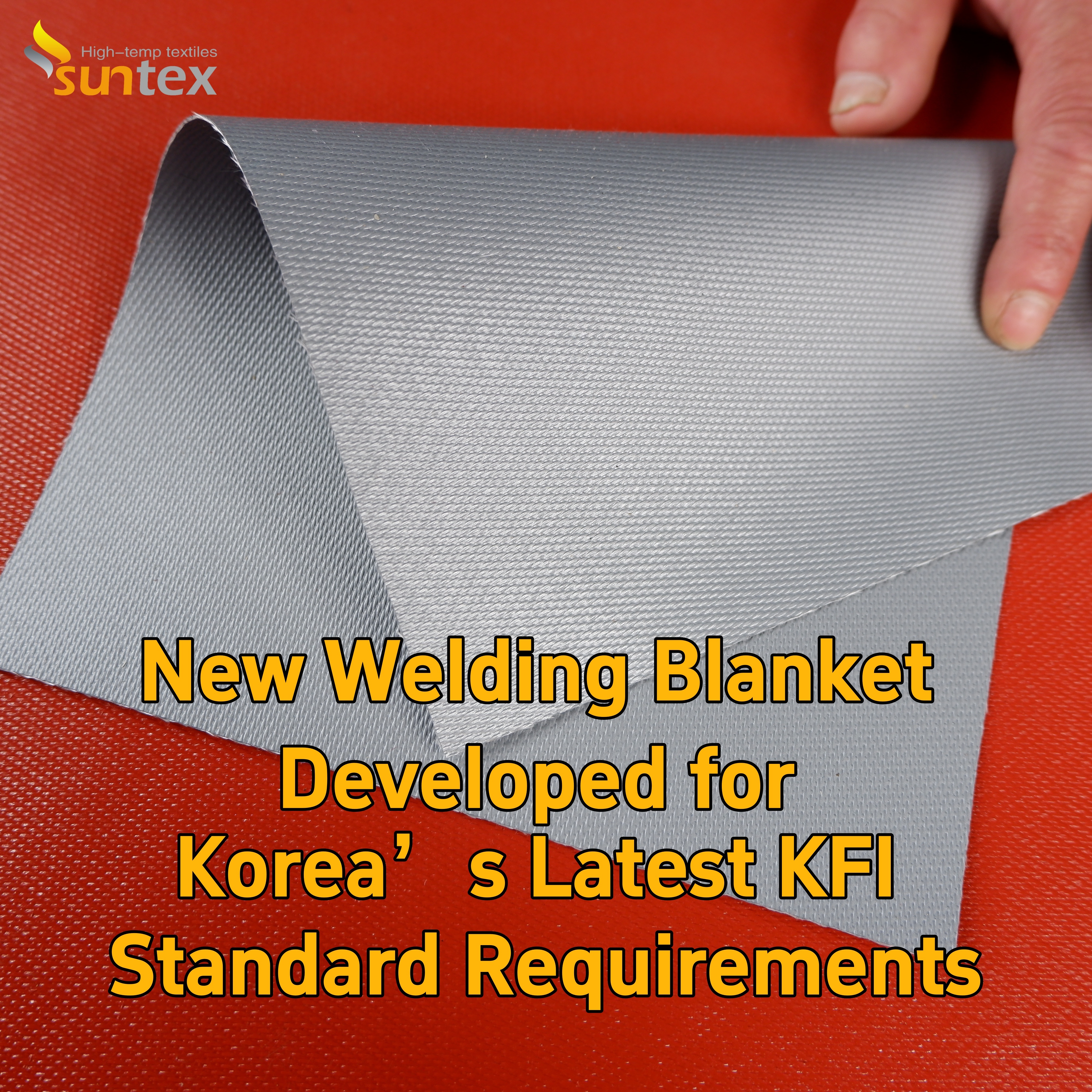 Welding Fire Blanket Industrial High Temperature Resistant Fiberglass Fire Blanket for Workshop Welding Safety