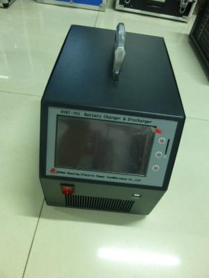 High Brightness LCD Battery Charger Discharger Single Real Time Data Memory