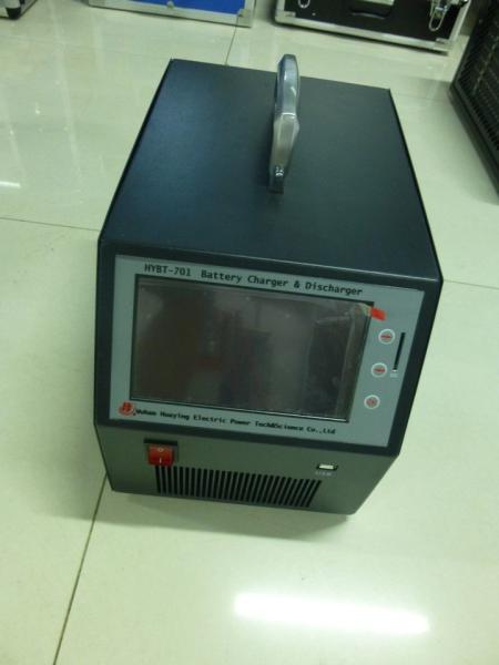 High Brightness LCD Battery Charger Discharger Single Real Time Data Memory