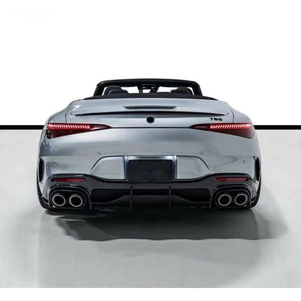 Black Mercedes SL63 Body Kit Brabs Style Dry Carbon Body Kit