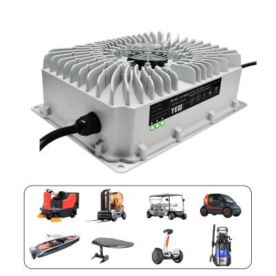 lítio Ion Battery Charger Waterproof IP65 do barco de 40A 24V automático