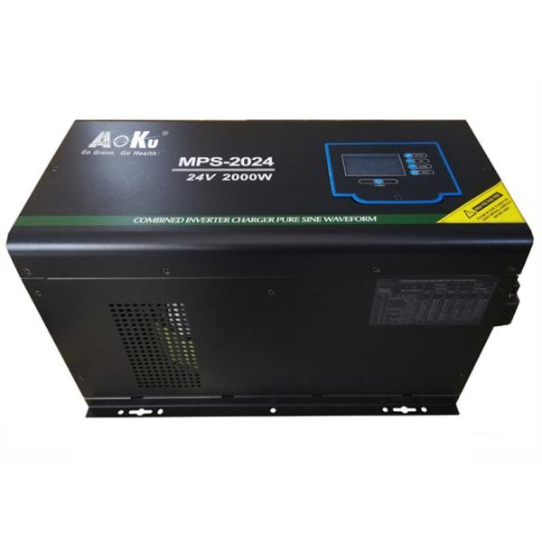 AoKu Solar Inverter MPS-2024, 24VDC, 2000W, Pure Sine Wave with AC Input, Off