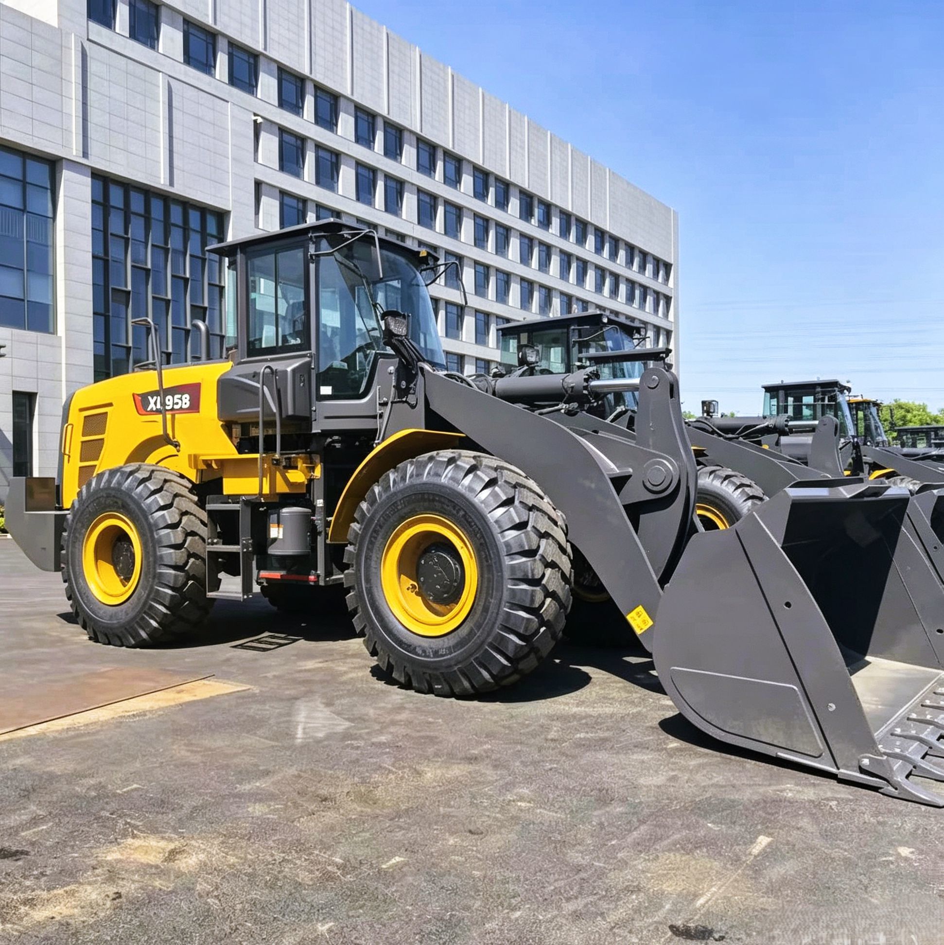 5.5 Ton Diesel Front End Loader XC958 Wheel Loader for Material Handling and Earthmoving