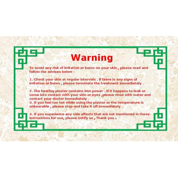 Гипсолиты жары собственной личности травяные китайские травяные/травяные заплаты для боли в спине