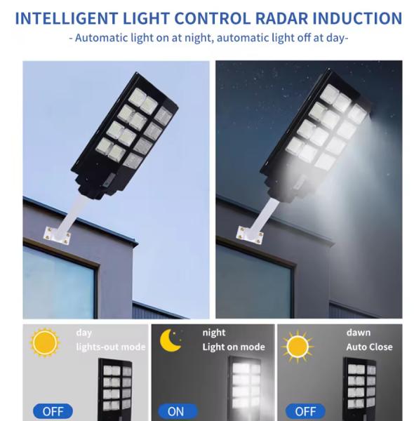 Solar Street Lights Outdoor Waterproof High Brightness Motion Sensor Control All In One LED Solar Energy Street Lights