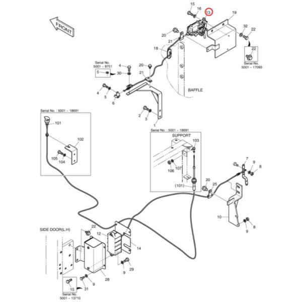 Мотор 2523 стопа двигателя Doosan DX225LCA DX300LCA соленоид 9016 стопов Мотор 2523 стопа двигателя Doosan DX225LCA DX300LCA соленоид 9016 стопов