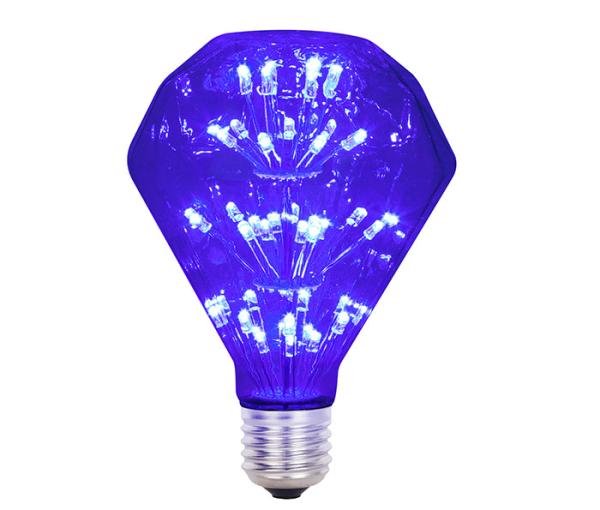 Crystal Glass Diamond G95 E27 Bulb Led 3w Edison Decorative Light Bulbs