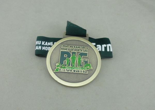 Enamel Zinc Alloy Running award medals for Running Sport Half Marathon Meeting